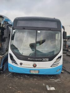 Fixing damaged BRT Bus 2